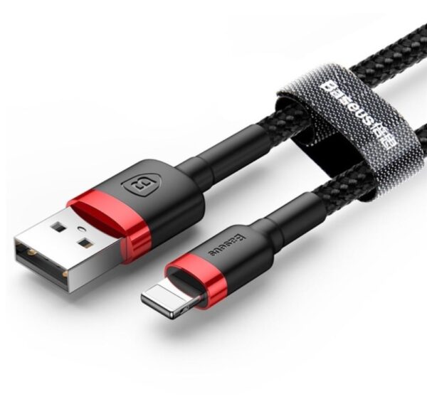BASEUS RAPID CHARGE DATA CABLE USB FOR IP 480MBPS 200CM | BLACK